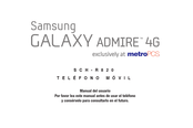 Samsung Galaxy Admire 4G Metro PCS Manual Del Usuario