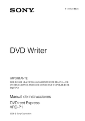 Sony VRD-P1 Manual De Instrucciones