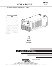 Lincoln Electric COOLARC 35 IMS959 Manual Del Operador