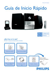 Philips MCM196D/37X Guia De Inicio Rapido