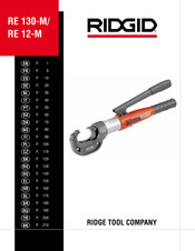 RIDGID RE 130-M Manual De Instrucciones