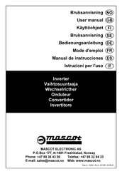 MASCOT 397-9634 Manual De Instrucciones