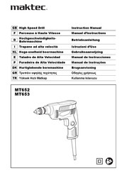 Maktec MT653 Manual De Instrucciones