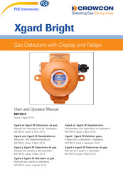 PCE Instruments Xgard Bright Manual Del Usuario