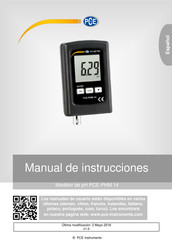 PCE PCE-PHM 14 Manual De Instrucciones