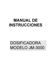 NTC JM-3000 Manual De Instrucciones