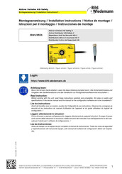 bihl+Wiedemann BWU3553 Instrucciones De Montaje