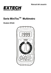 Extech Instruments MiniTec MN24 Manual Del Usuario