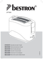 Bestron AYT600 Manual Del Usuario