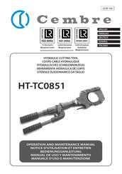 Cembre HT-TC0851 Manual De Uso