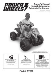 Power Wheels FLJ84 Manual Del Usuario