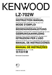 Kenwood LZ-702W Manual De Instrucciones