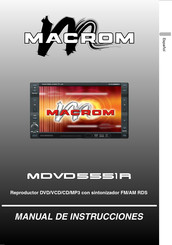 Macrom MDVD5551R Manual De Instrucciones