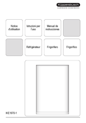 Kuppersbusch IKE1970-1 Manual De Instrucciones