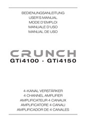 Audio Design GRUNCH GTi4100 Manual De Uso