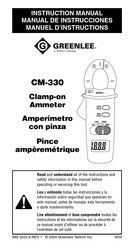 Greenlee CM-330 Manual De Instrucciones