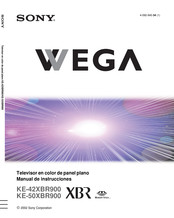 Sony WEGA KE-50XBR900 Manual De Instrucciones