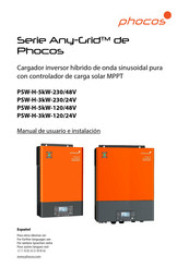 Phocos Any-Grid PSW-H-5kW-120/48V Manual De Usuario