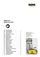 REMS Push INOX Instrucciones De Servicio