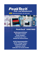 PeakTech 1095 Manual De Instrucciones