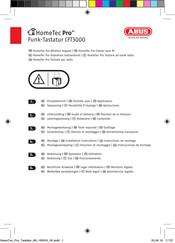 Abus HomeTec Pro CFT3000 Instrucciones De Montaje