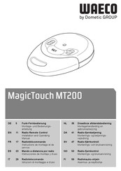 Waeco MagicTouch MT200 Instrucciones De Montaje Y D’uso