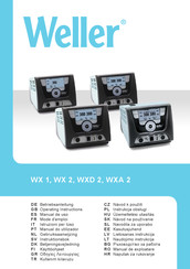 Weller WXD 2 Manual De Uso