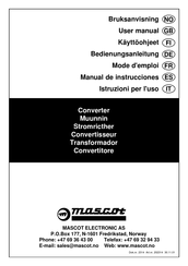 MASCOT 9061 Manual De Instrucciones