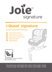 Joie i-Quest signature Manual De Instrucciones