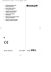 EINHELL RT-SC 570 L Manual De Instrucciones