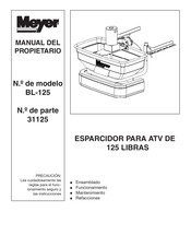 Meyer BL-125 Manual Del Propietário