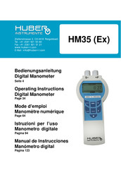 HUBER INSTRUMENTE HM35 Ex Manual De Instrucciones