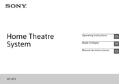 Sony HT-XT1 Manual De Instrucciones