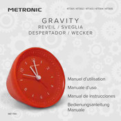 Metronic DESPERTADOR Manual De Instrucciones