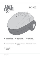 Dirt Devil M7003 Manual De Instrucciones