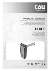 tau LUXE Manual De Uso Y Mantenimiento