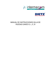 DIETZ REHA Produkte Caneo S Manual De Instrucciones