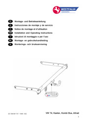 Westfalia 321 240 Instrucciones De Montaje Y De Servicio