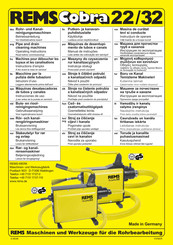 REMS Cobra 22 Instrucciones De Uso