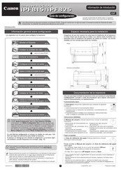 Canon iPF815 Guía De Configuración