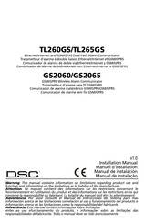 DSC GS2060 Manual De Instrucciones