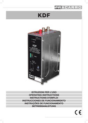 Fracarro KDF Instrucciones De Funcionamiento