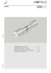 hafele DT 510 D-DZ Instrucciones De Funcionamiento