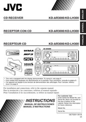 JVC KD-AR3000 Manual De Instrucciones