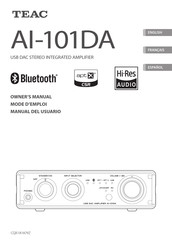 Teac AI-101DA Manual Del Usuario