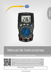 PCE HDM 5 Manual De Instrucciones