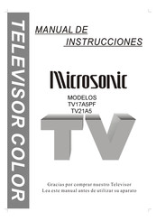 Microsonic TV21A5 Manual De Instrucciones