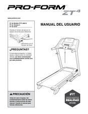 Pro-Form ZT4 Manual Del Usuario