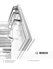 Bosch B11CB50SSS Instrucciones De Uso