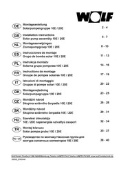 Wolf 20E Instrucciones De Montaje
